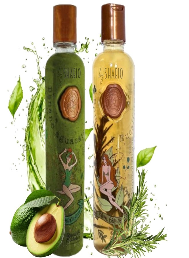 SHAEIO RITUAL BOTANICO KIT2 Acelerador de Crecimiento y Ultrareparador S.O.S. Shampoo de Romero + Tratamiento Intensivo PLEX con Banano y Aguacate 100% Colombiano - Image 1